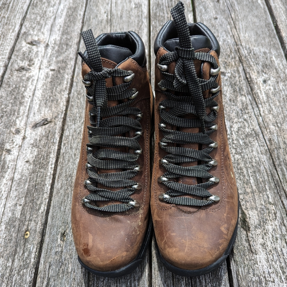 Timberland Hiking Boots Size 8.5 M Brown Leather